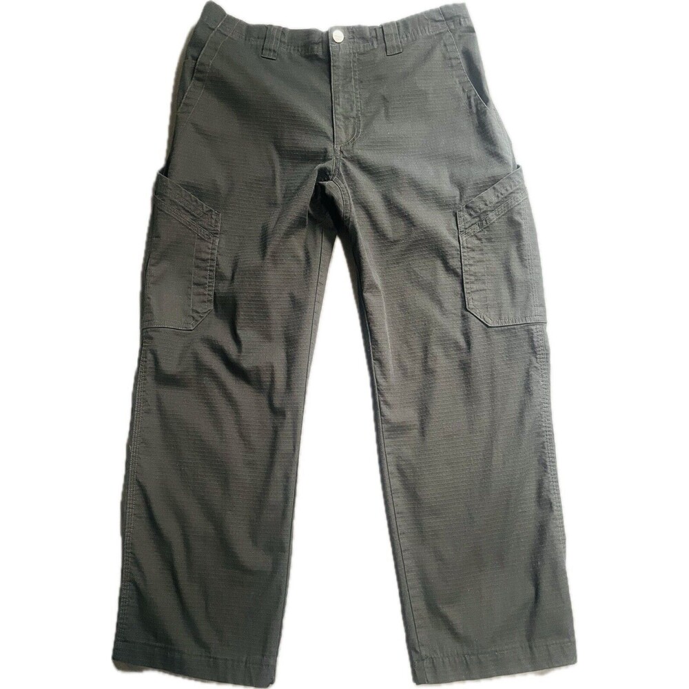 Carhartt Scrub Pants Men’s Black Cargo Rip Stop Medical Nurse RN Work Sz Medium